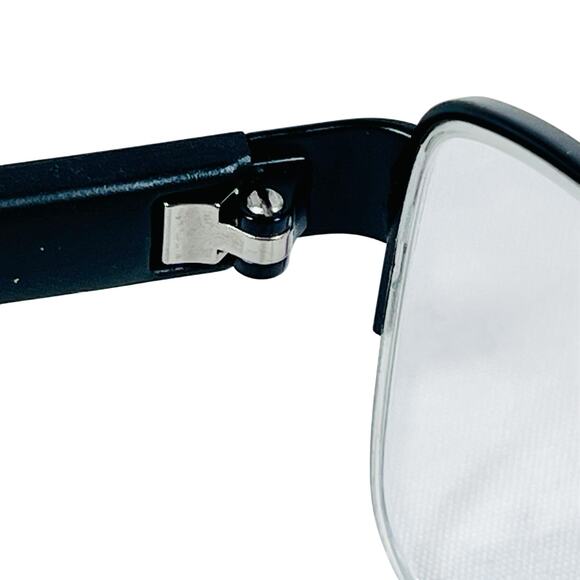 Emporio Armani Half Rim Designer Eyeglasses EA1029 56 18 140 Black Frames Used - Picture 13 of 15